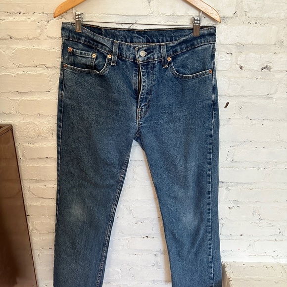 Levi’s 514 Straight Fit Men’s Jeans Frayed Hem– 32x30 Medium Wash - Picture 5 of 8